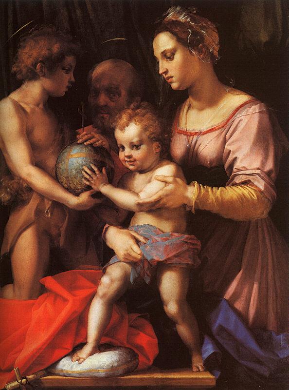 Andrea del Sarto The Holy Family with the Infant St.John oil painting picture